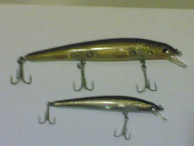 estas duas são da HART-MINNOW a 1ª de 15CM e a  2ª DE 10CM