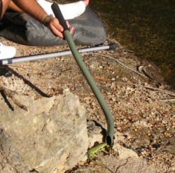A comer milho com o stick para boilies